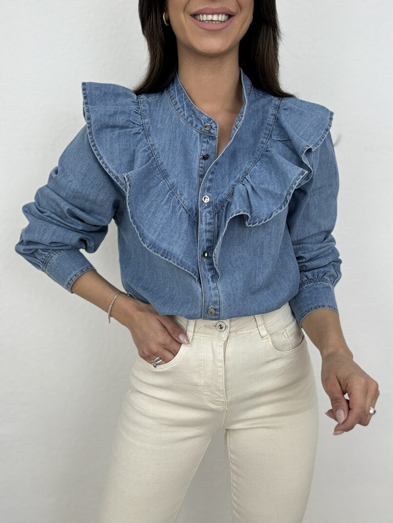 IMG_0512 (1) CAMISA DENIM VOLANTES